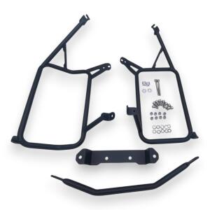 Alukoffersystem schwarz für Harley Davidson Pan America 55L &46L & Träger Cutout
