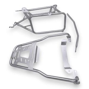 Alukoffersystem silber für Harley Davidson Pan America 35L & 46L & Träger Cutout