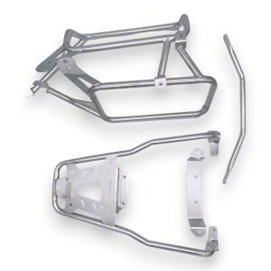 Alukoffersystem silber für Harley Davidson Pan America 55L & 46L & Träger Cutout