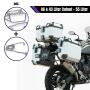 Alukoffersystem silber für Harley Davidson Pan America 55L & 46L & Träger Cutout