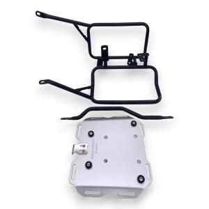 Alukoffersystem Schwarz für Suzuki DL 650 45L & 46L Top & Seitenkoffer Cutout