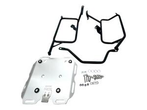 Seitenkoffersystem Alu 46L schwarz für KTM 790 Adventure & Träger Cutout