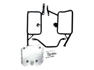 Alukoffersystem Schwarz für KTM 790 Adventure 45L & 46L & Träger Cutout