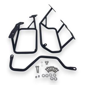 Seitenkoffersystem Alu 46 L schwarz für KTM 1050-1290 Adventure & Träger Cutout
