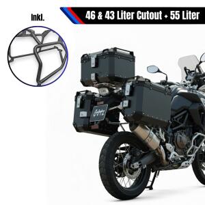 Alu Case system Black for KTM 1290 Adventure 55 L Topcase...