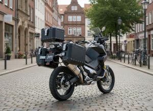 Case set & Rack black for Honda X-ADV 750 35+46L Top...