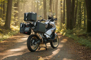 Case set & Rack black for Honda X-ADV 750 45+46L Top...