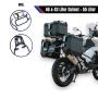 Alu Case system Black for Honda X-ADV 750 55 L Topcase & Side cases 46 L Cutout