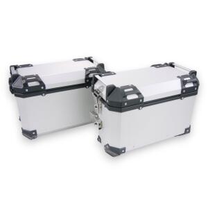 Case set & Rack silver for Honda X-ADV 750 45+46L Top & Side case Cutout