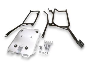 Side Case set alu 46 l for Honda CRF 1100 Africa Twin black whit Rack Cutout