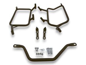 Seitenkoffersystem Alu 46 L schwarz für CFMoto 800 MT mit Träger Cutout