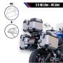 Alukofferset & Träger Silber für BMW R 1300 GS 45L & 2x 46l Top & Seitenkoffer