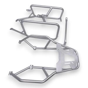 Alukofferset & Träger Silber für BMW R 1300 GS 22L & 2x 36l Top & Seitenkoffer