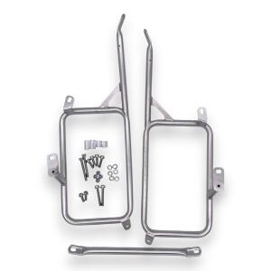 Alukofferset & Träger Silber für BMW R 1300 GS 22L & 2x 36l Top & Seitenkoffer