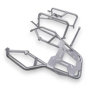 Alukofferset & Träger Silber für BMW R 1300 GS 35L & 2x 36l Top & Seitenkoffer