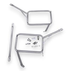 Alukofferset & Träger Silber für Yamaha GT 900 - 22L & 2x46L Top & Seitenkoffer