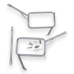 Alukofferset & Träger Silber für Yamaha GT 900 - 45L & 2x46L Top & Seitenkoffer