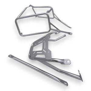 Alukofferset & Träger Silber für Yamaha GT 900 - 35L & 2x36L Top & Seitenkoffer