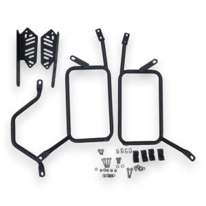 Seitenkofferset alu & Träger Schwarz für Kawasaki Versys 650 2 X 46 Liter