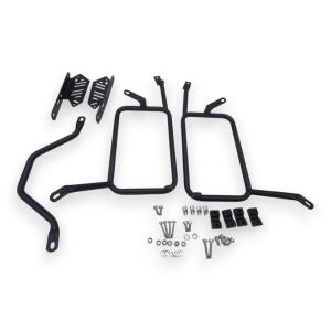 Alukofferset & Träger Schwarz für Kawasaki Versys 650 22L & 2X36L Top & Seitenkoffer