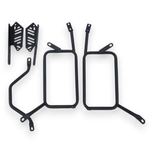 Alukofferset & Träger Schwarz für Kawasaki Versys 650 22L & 2X36L Top & Seitenkoffer