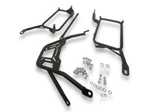 Alukofferset & Träger Schwarz für Honda NX 400 35L & 2X46L Top & Seitenkoffer