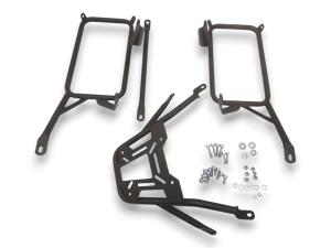 Alukofferset & Träger Schwarz für Honda NX 400 45L & 2X46L Top & Seitenkoffer