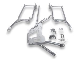 Alukofferset & Träger Silber für Honda NX 400 22L & 2X36L Top & Seitenkoffer