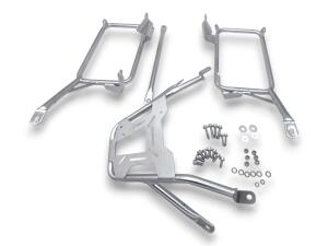 Alukofferset & Träger Silber für Honda NX 400 22L & 2X36L Top & Seitenkoffer