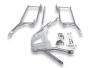 Pannier Box Set alu silver & rack for Honda NX 400 45L & 2X 36L Top & Side