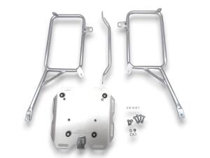 Alukofferset & Träger Silber für Honda XL 750 22L & 2X46L Top & Seitenkoffer