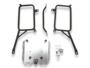 Seitenkofferset alu & Träger Schwarz für Honda XL 750 2X 36 Liter