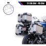 Pannier Box Set & rack for Honda XL 750 45 L 2 X 36 L