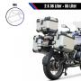 Pannier Box Set & rack for Honda XL 750 55 L 2 X 36 L