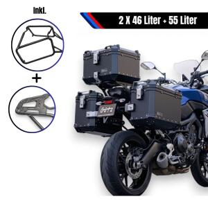 Pannier Box Set & rack for Honda NC 750 X 55 L 2 X 46 L