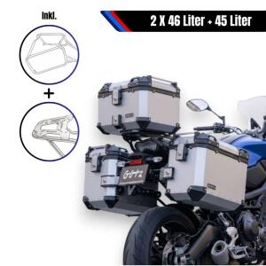 Pannier Box Set & rack for Honda NC 750 X 45 L 2 X 46 L