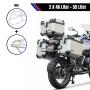 Pannier Box Set & rack for Honda NC 750 X 55 L 2 X 46 L