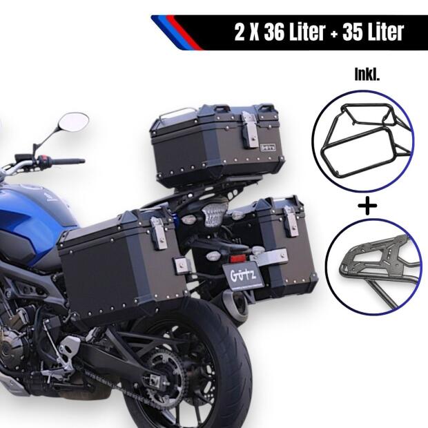 Pannier Box Set & rack for Honda NC 750 X 35 L 2 X 36 L