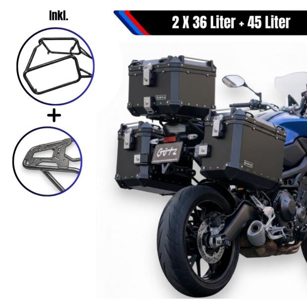 Pannier Box Set & rack for Honda NC 750 X 45 L 2 X 36 L