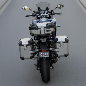 Alukofferset & Träger Silber für Honda NC...