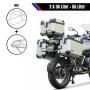 Pannier Box Set & rack for Honda NC 750 X 55 L 2 X 36 L