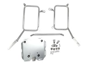 Alukofferset & Träger Silber für Honda NT 1100 55L & 2x46L Top & Seitenkoffer