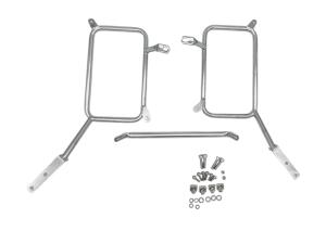 Seitenkofferset alu & Träger Silber für Honda NT 1100 L 2x36 Liter