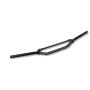 Motocross alu handlebars, high for Kawasaki KSV 700 V-Force in black with ABE