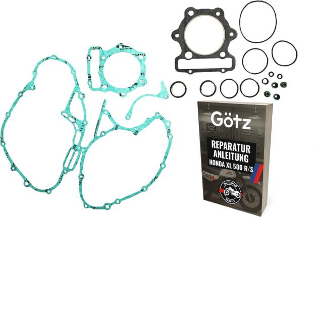 Motordichtsatz für Honda XL 500 S XL 500 R & Anleitung Dichtungssatz