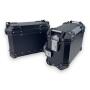 Alukofferset & universal Träger 55L & 2x36L schwarz Top & Seitenkoffer Motorrad