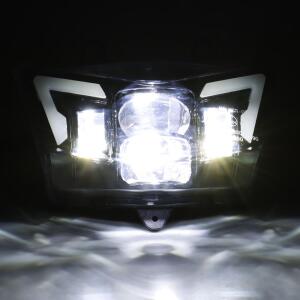 Scheinwerfer LED für Kawasaki KMX KLR KLX KLE ZZR KDX/SUZUKI RMZ DRZ Universal B-Ware
