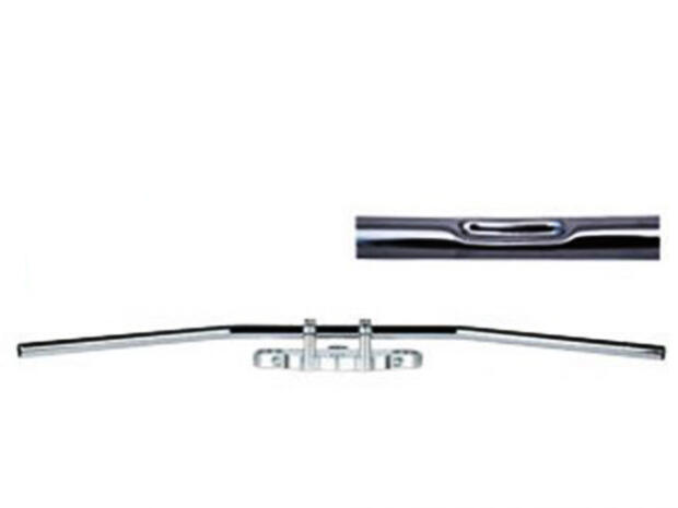Stahllenker Dragbar Long chrom 25,4mm für Honda VTX 1300 C, T, R/S mit Kabelkerbe