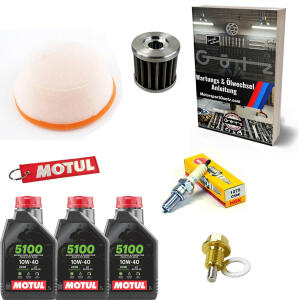 Racing Wartungskit für Suzuki DRZ 400 DR-Z 400 SM & Stainless steel micron oil filter