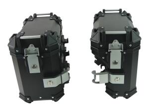 Seitenkofferer 2-Set Pro3 Alu 36+33 L Cutout Schwarz...